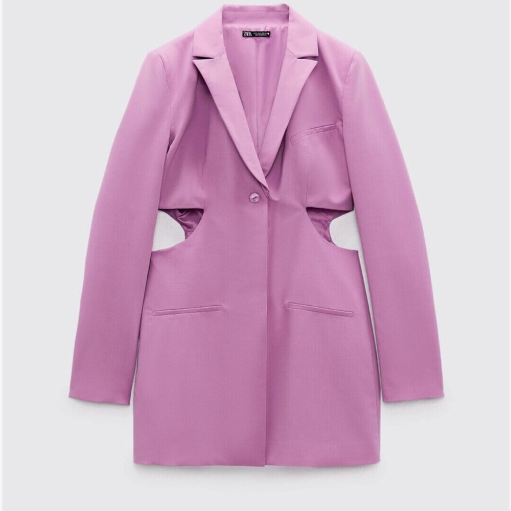 Zara Cut Out Blazer Dress